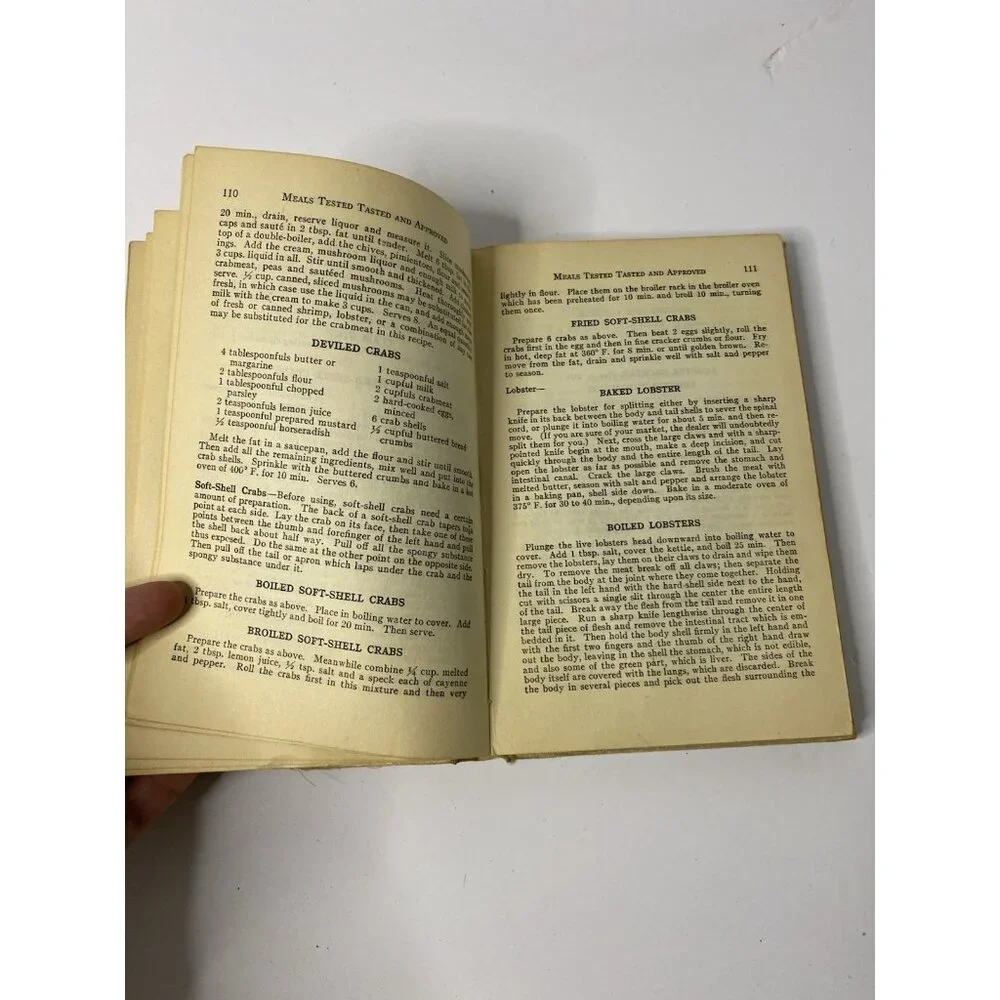 Good Housekeeping Meals Tested Tasted Approved Cookbook 1930 Second Edition‎